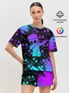 Женская пижама с шортами / FORTNITE x MARSHMELLO