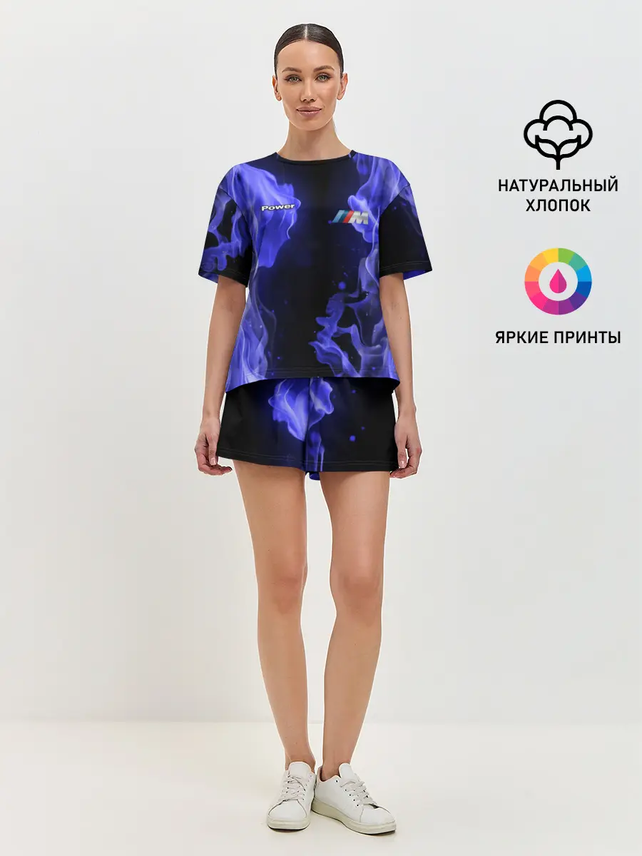 Женская пижама с шортами / BMW FIRE