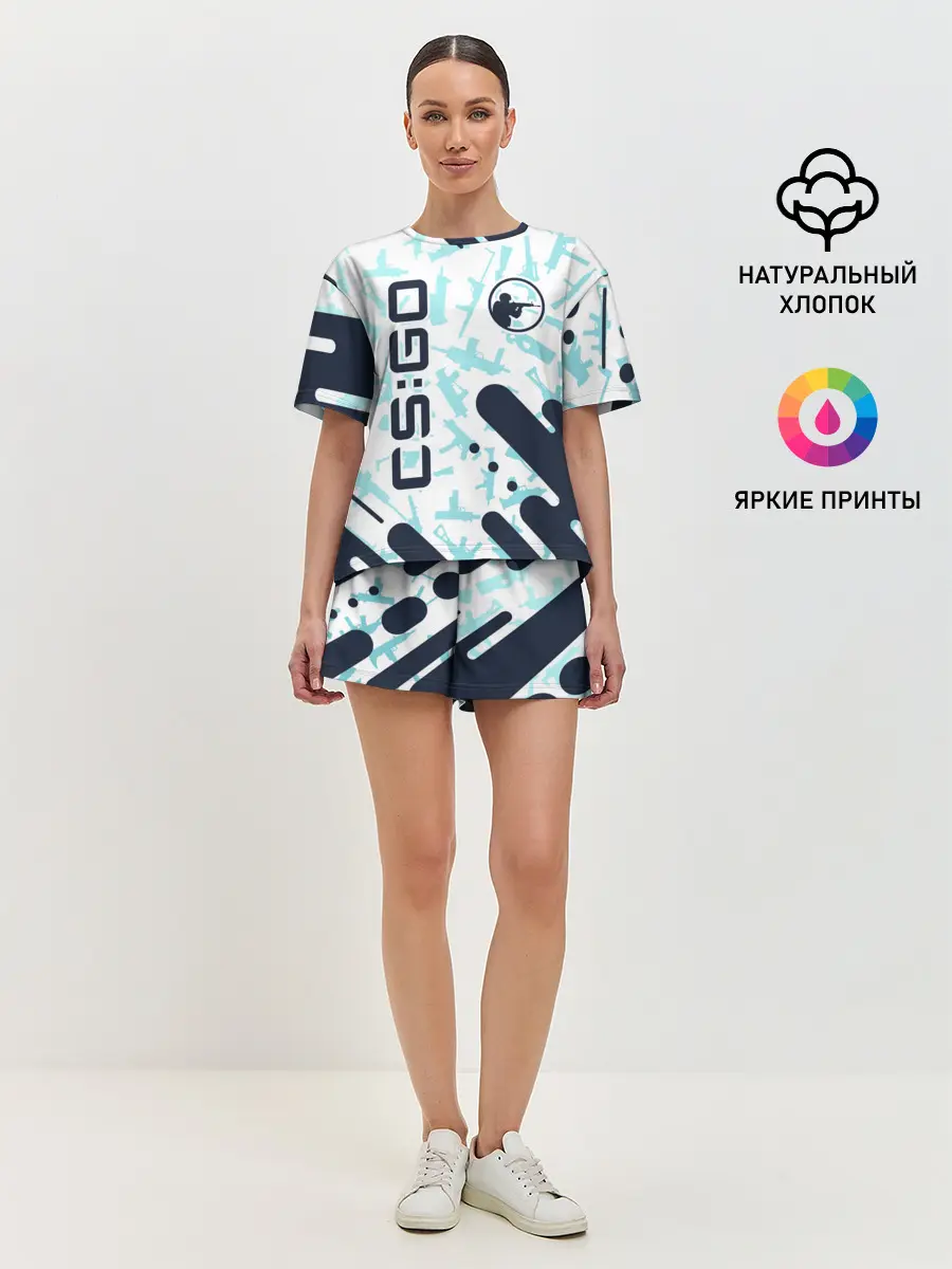 Женская пижама с шортами / CS GO | КС ГО