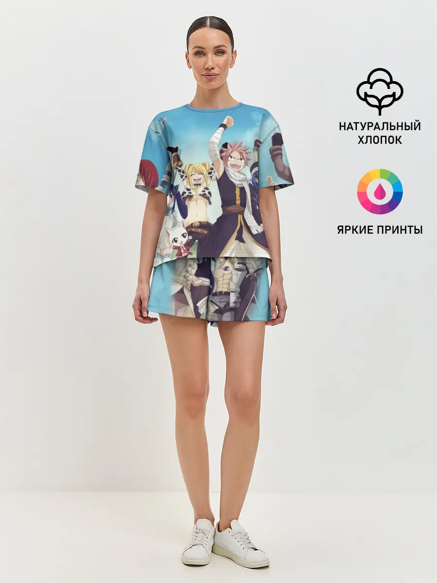 Женская пижама с шортами / Все песонажи Хвост Феи