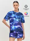 Женская пижама с шортами / СВЕТЯЩИЕСЯ МОЛНИИ | NEON FLASH
