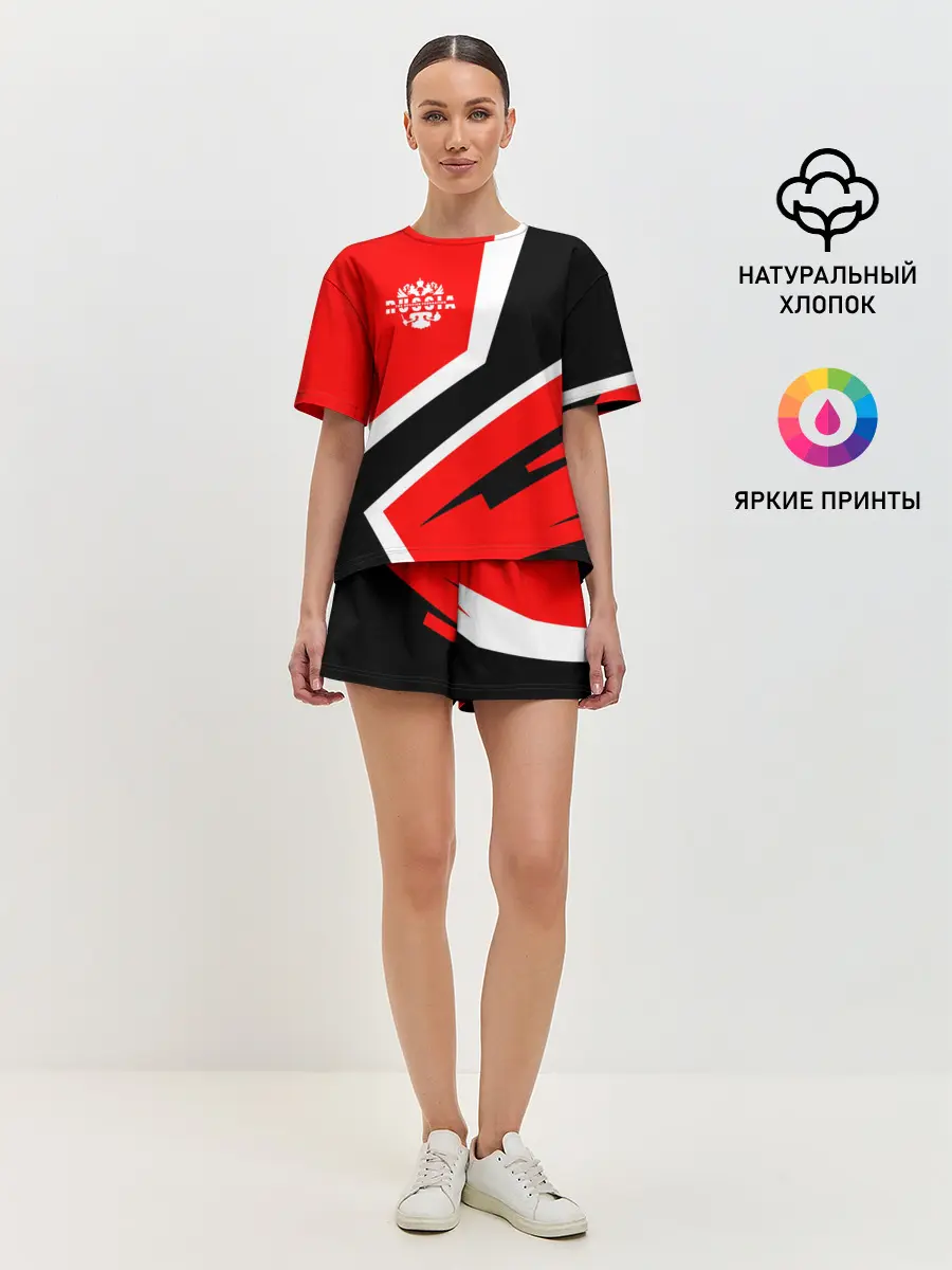 Женская пижама с шортами / Russia