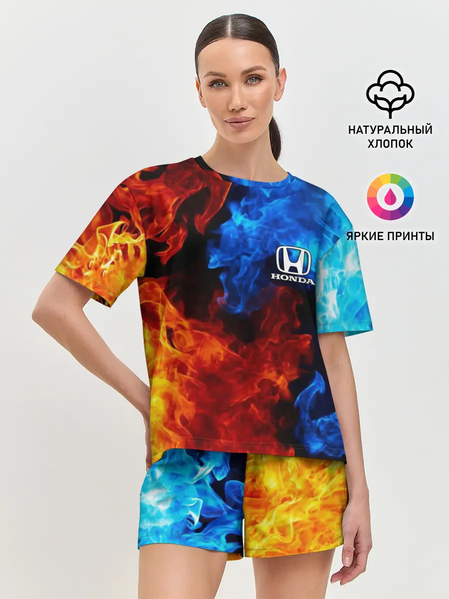 Женская пижама с шортами / HONDA