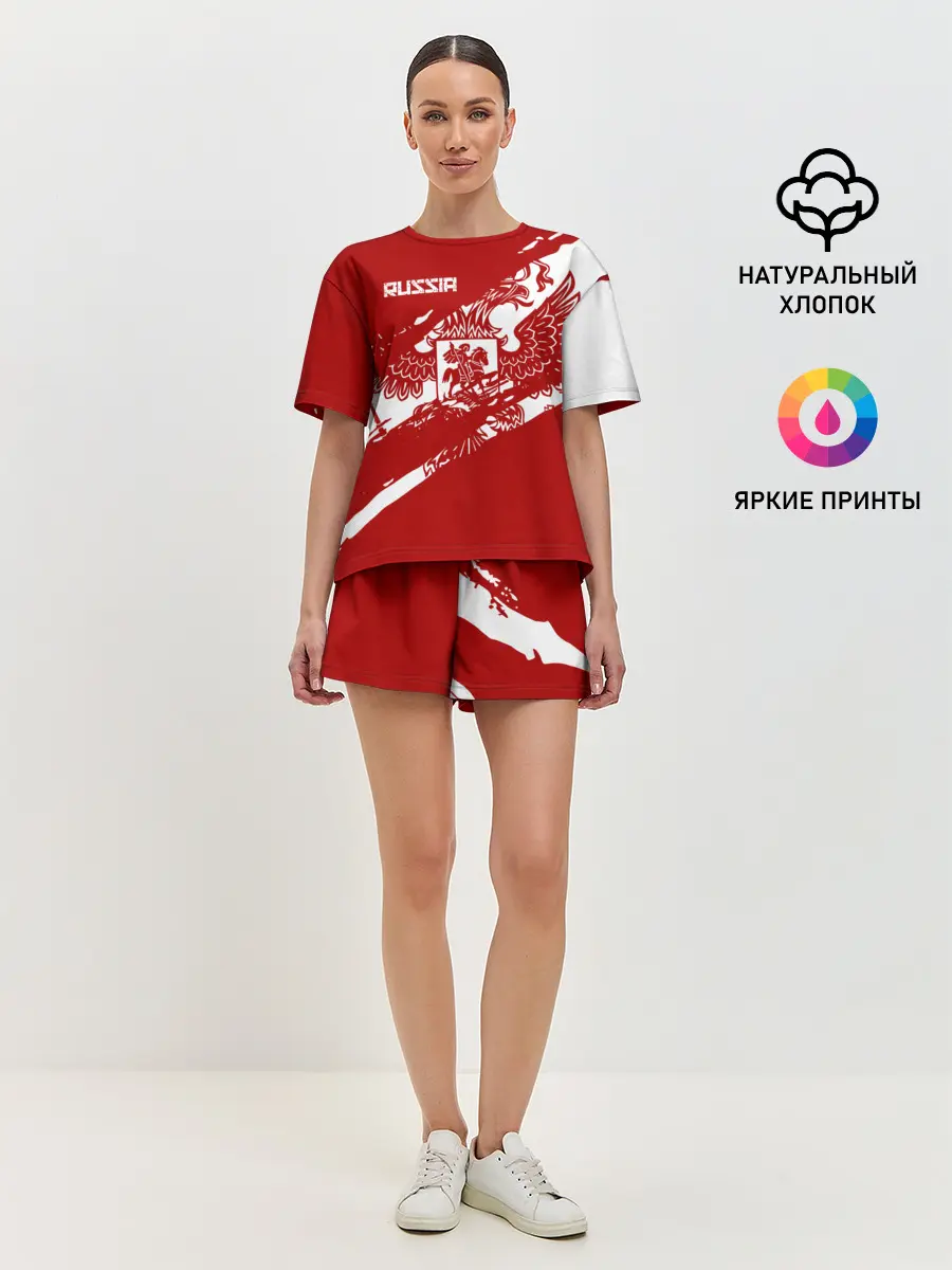 Женская пижама с шортами / Russia