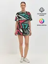 Женская пижама с шортами / Geometric Abstraction
