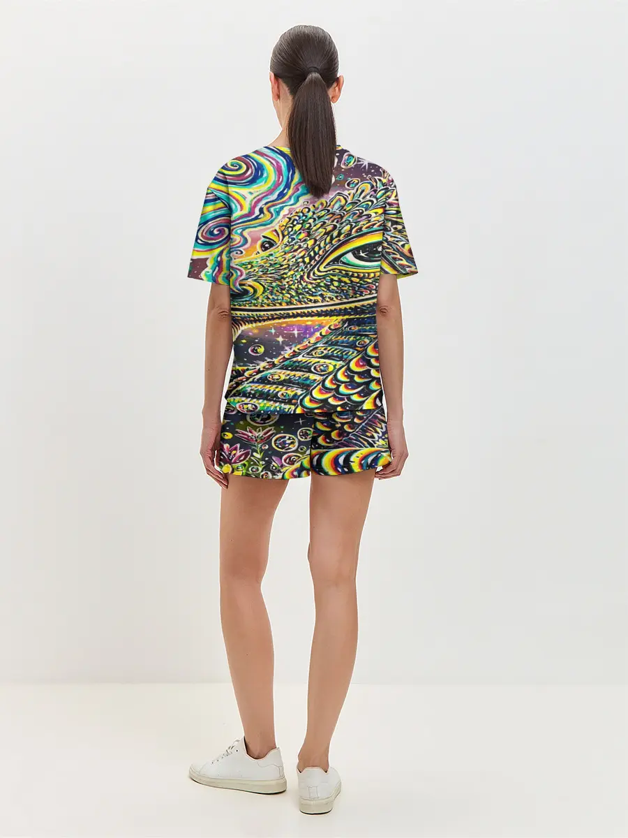 Женская пижама с шортами / ИМПРЕССИОНИЗМ