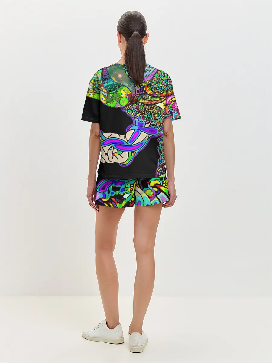 Женская пижама с шортами / ПСИХОДЕЛИКА NEW