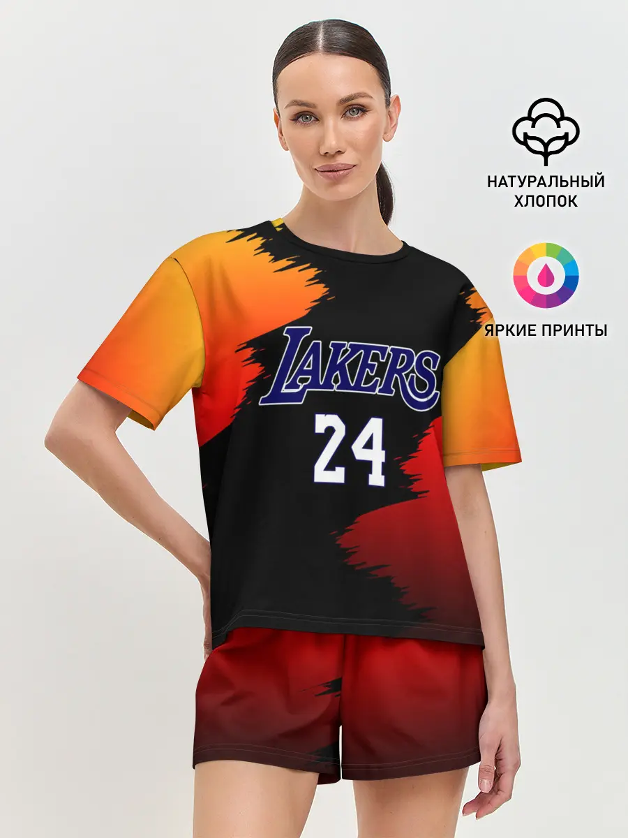 Женская пижама с шортами / Los Angeles Lakers / Kobe Brya