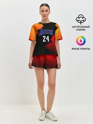 Женская пижама с шортами / Los Angeles Lakers / Kobe Brya