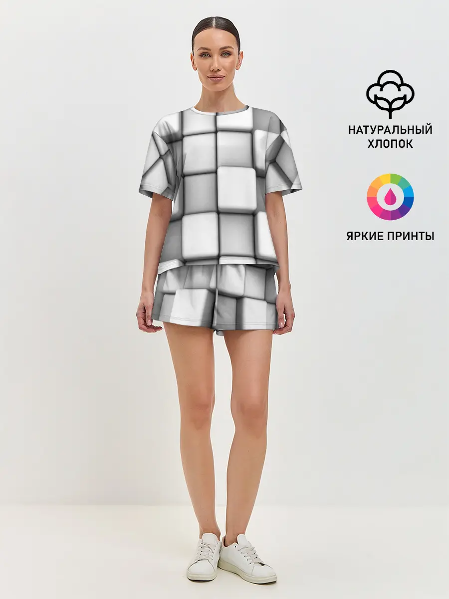 Женская пижама с шортами / ТЕКСТУРА