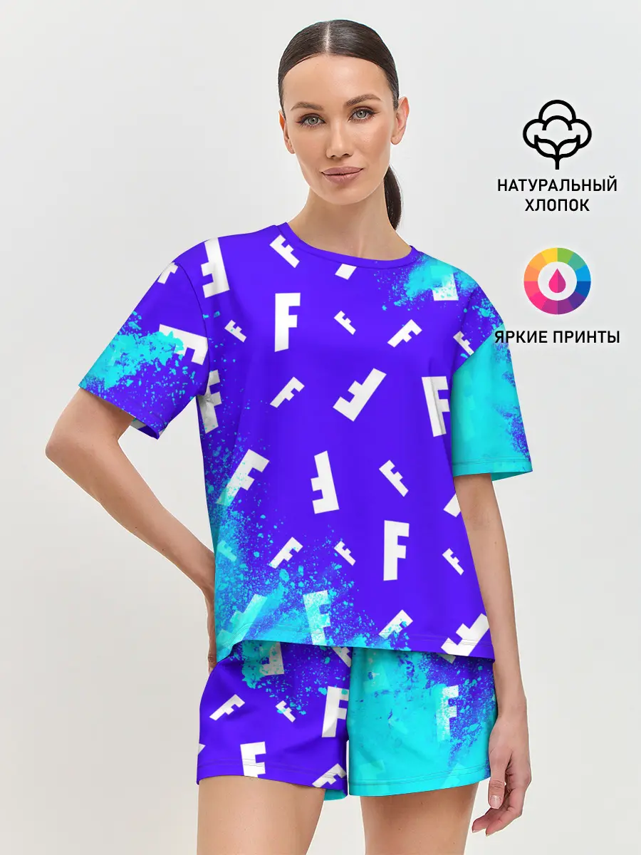 Женская пижама с шортами / FORTNITE / ФОРТНАЙТ