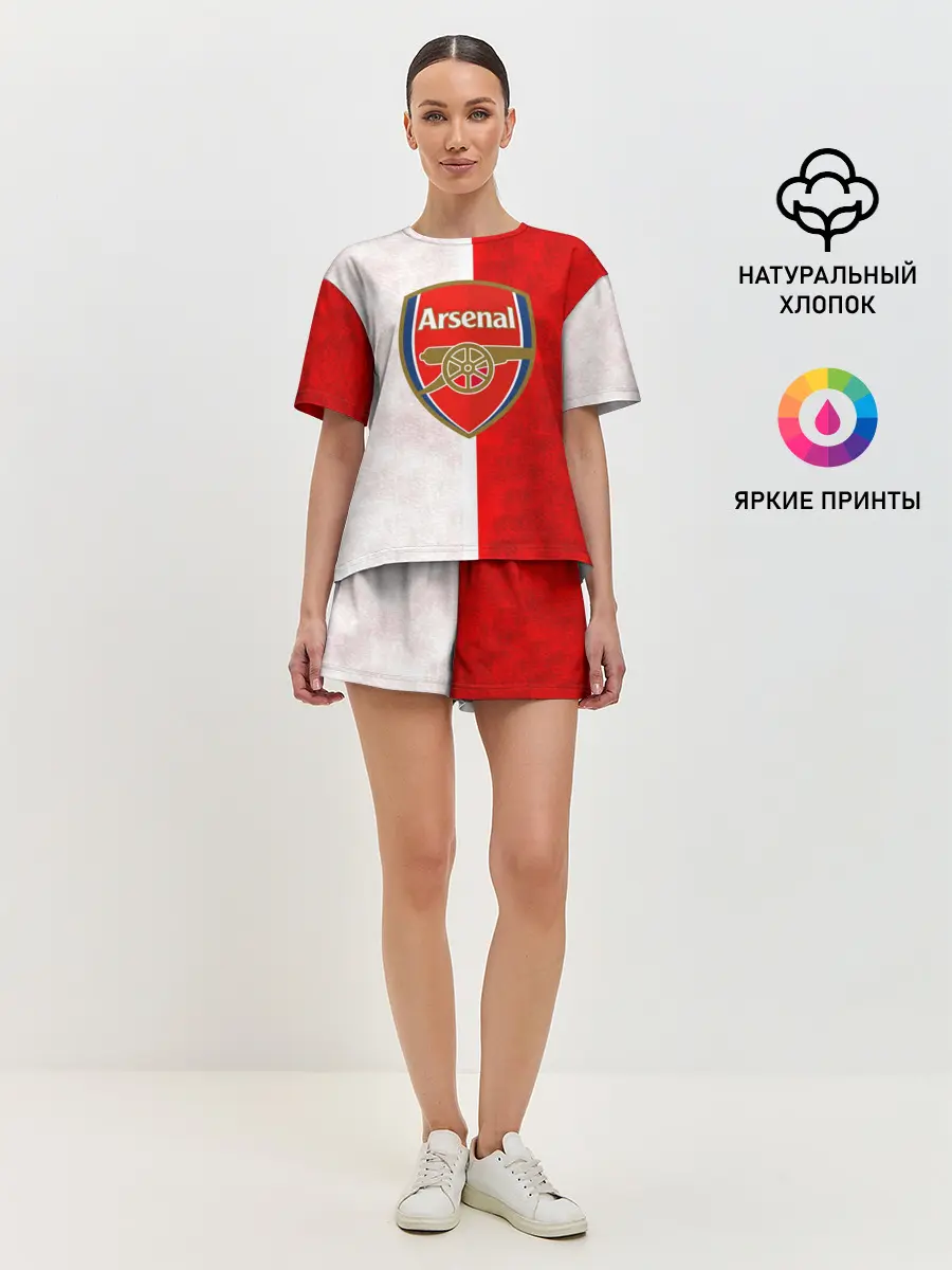 Женская пижама с шортами / FC Arsenal 3D
