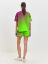 Женская пижама с шортами / Кислотная