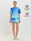 Женская пижама с шортами / blue