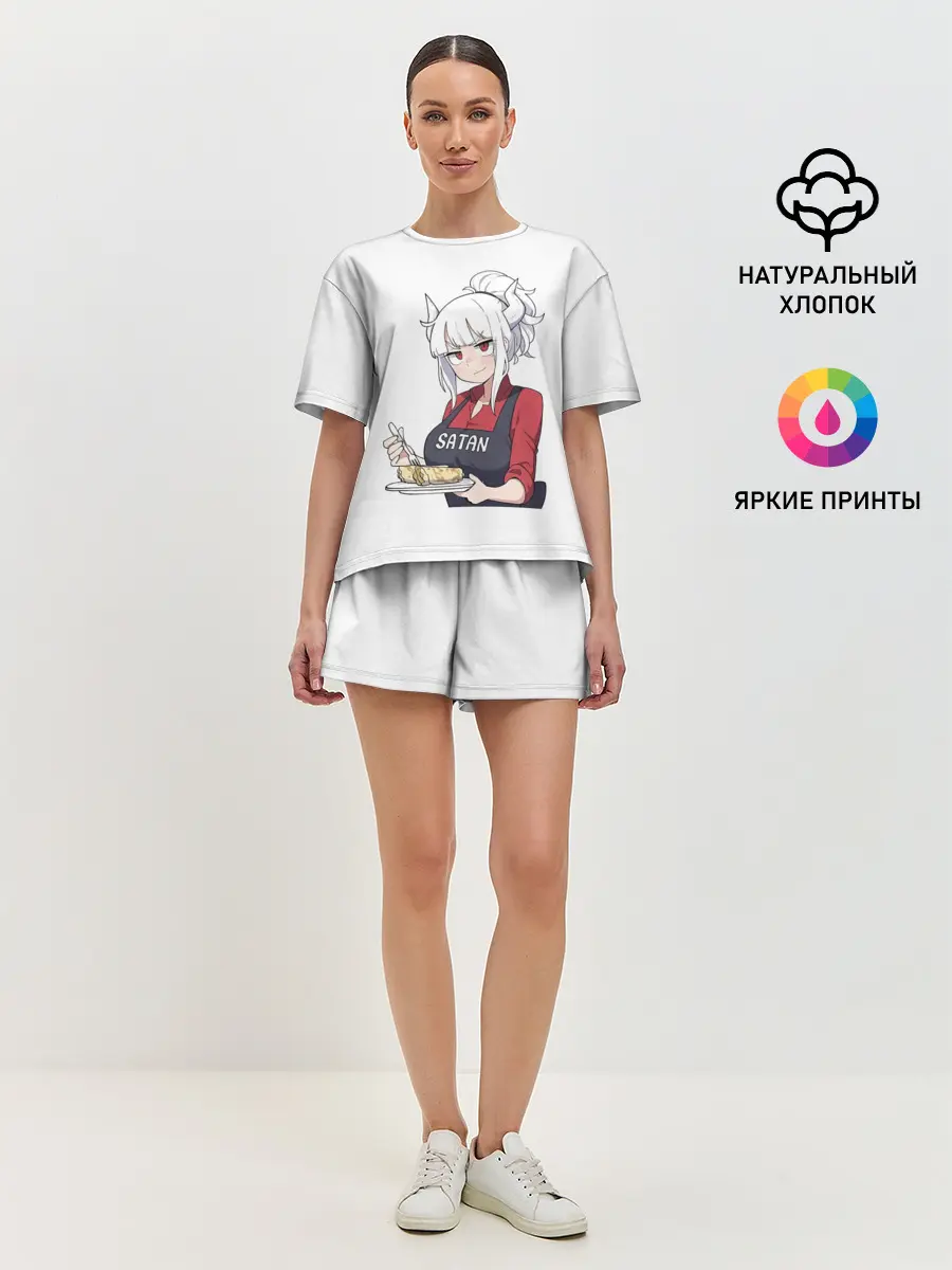 Женская пижама с шортами / Helltaker