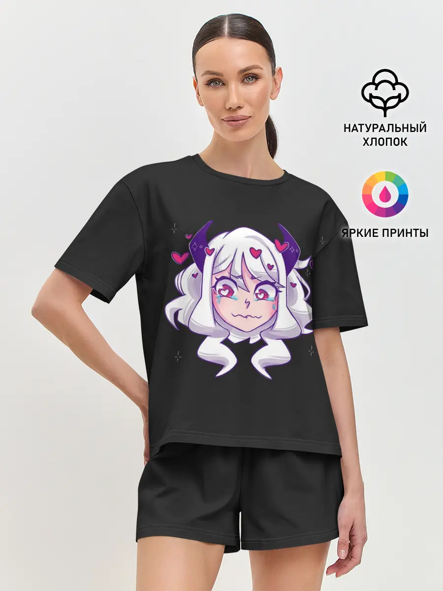 Женская пижама с шортами / Helltaker