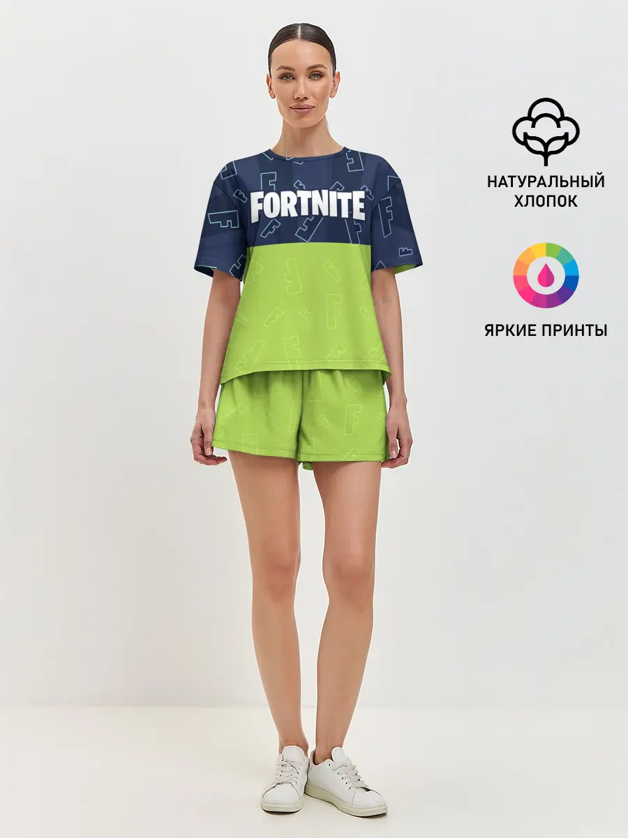 Женская пижама с шортами / FORTNITE / ФОРТНАЙТ