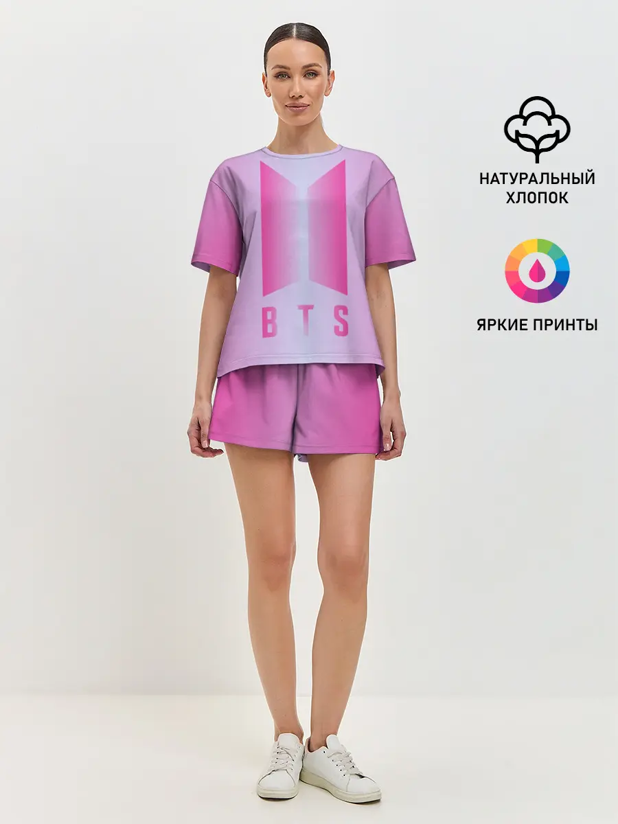 Женская пижама с шортами / BTS