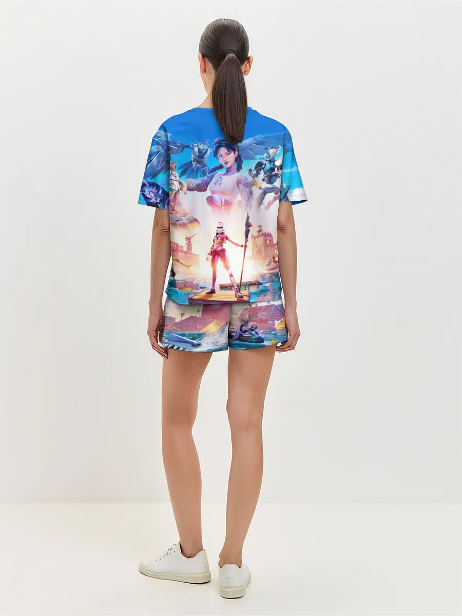 Женская пижама с шортами / FORTNITE 3 СЕЗОН