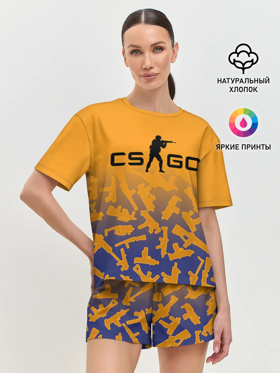 Женская пижама с шортами / CS GO | КС ГО