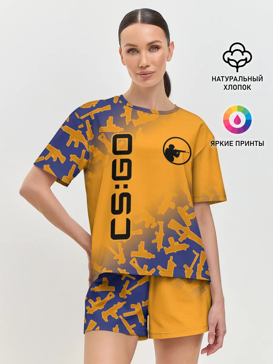 Женская пижама с шортами / CS GO | КС ГО