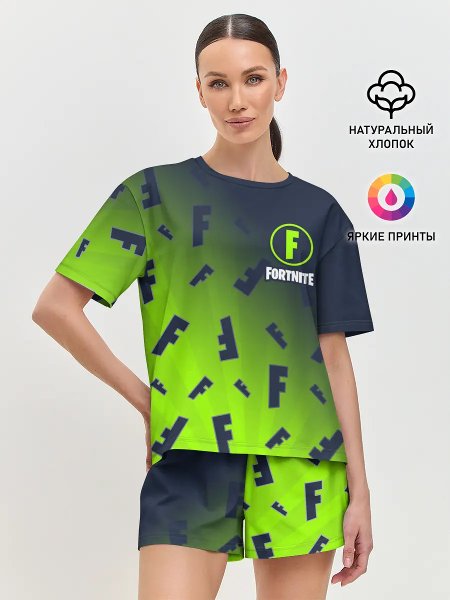 Женская пижама с шортами / FORTNITE / ФОРТНАЙТ