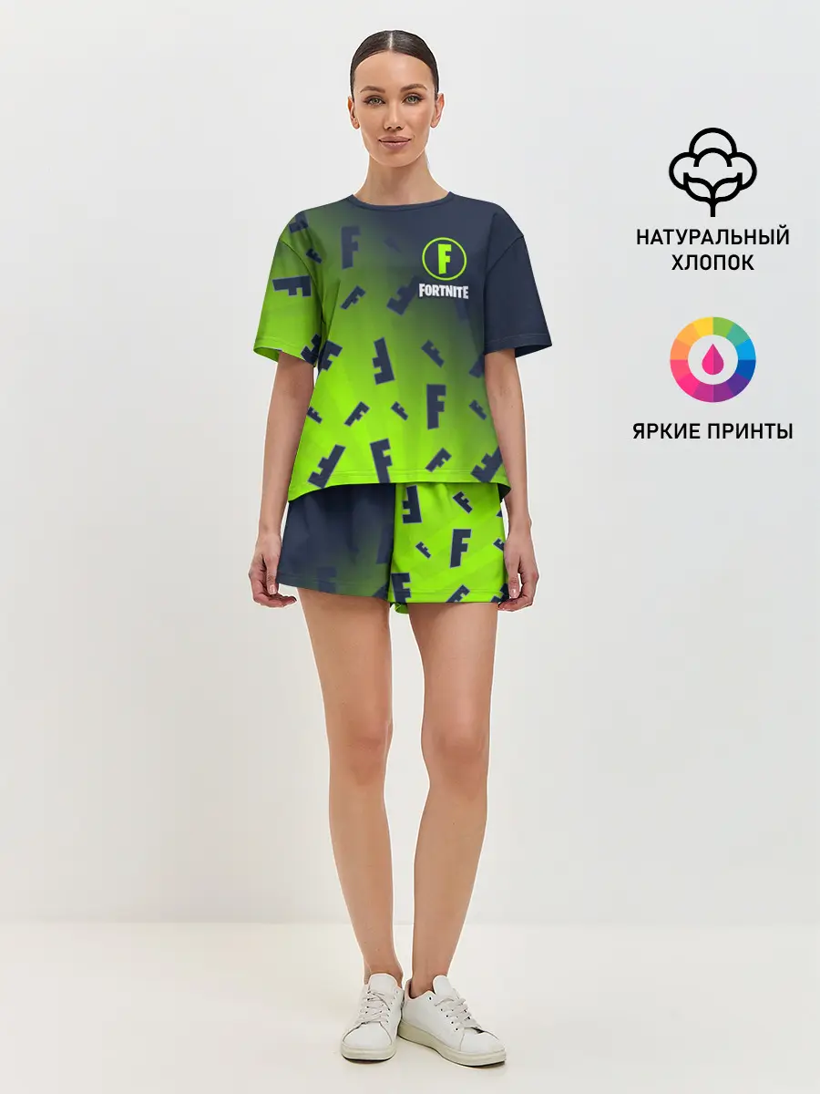 Женская пижама с шортами / FORTNITE / ФОРТНАЙТ