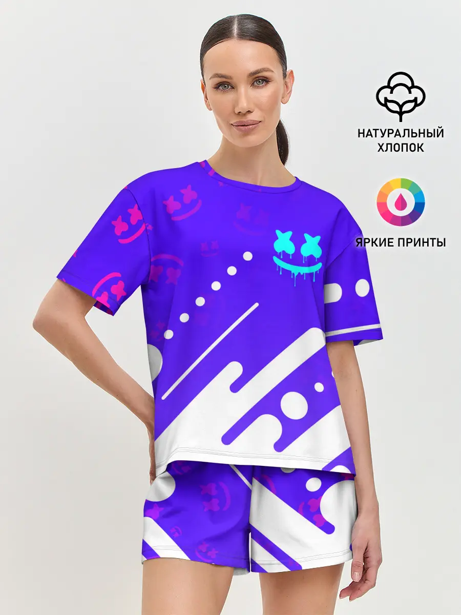 Женская пижама с шортами / MARSHMELLO / МАРШМЕЛЛОУ