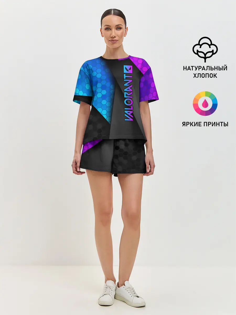 Женская пижама с шортами / Valorant