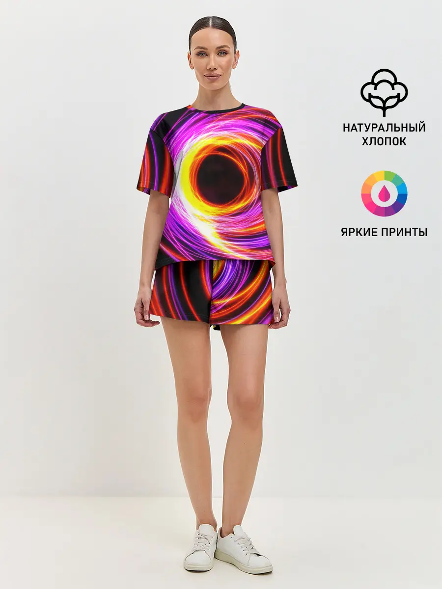 Женская пижама с шортами / ИСКРЫ