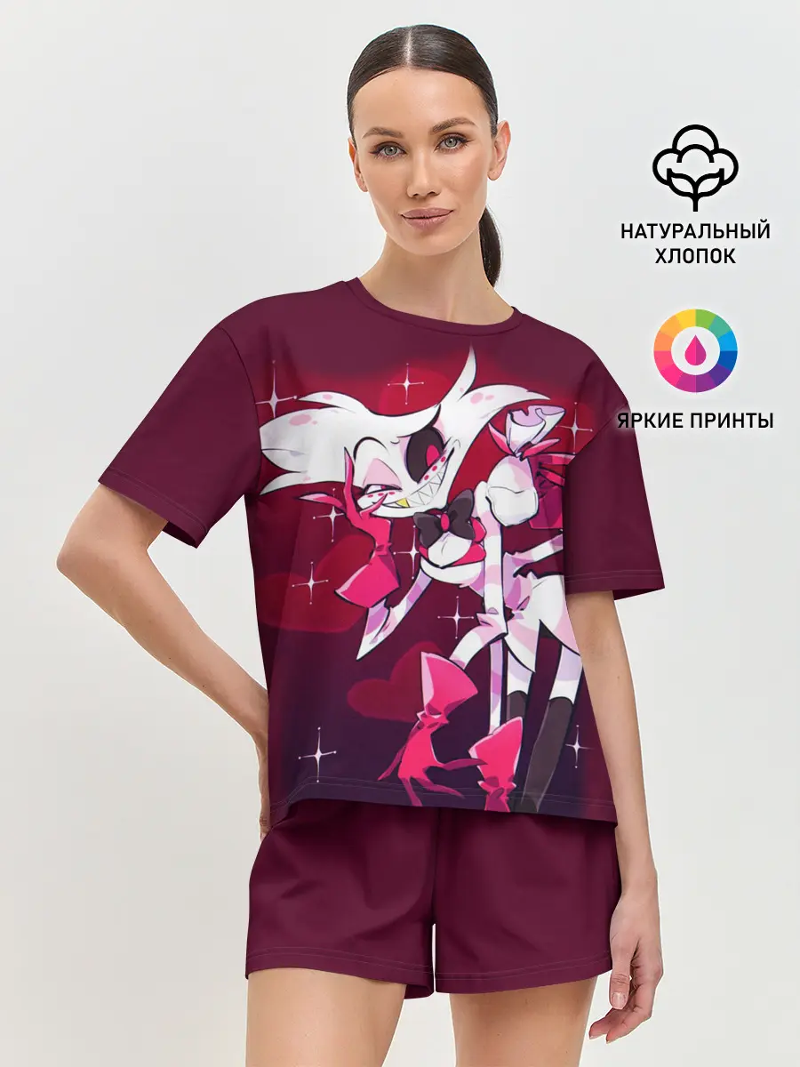 Женская пижама с шортами / Отель Хазбин