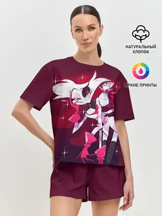 Женская пижама с шортами / Отель Хазбин