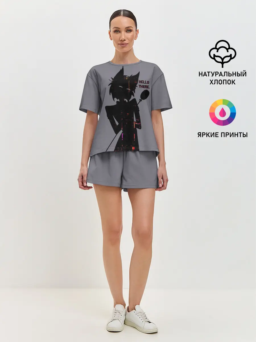 Женская пижама с шортами / Отель Хазбин