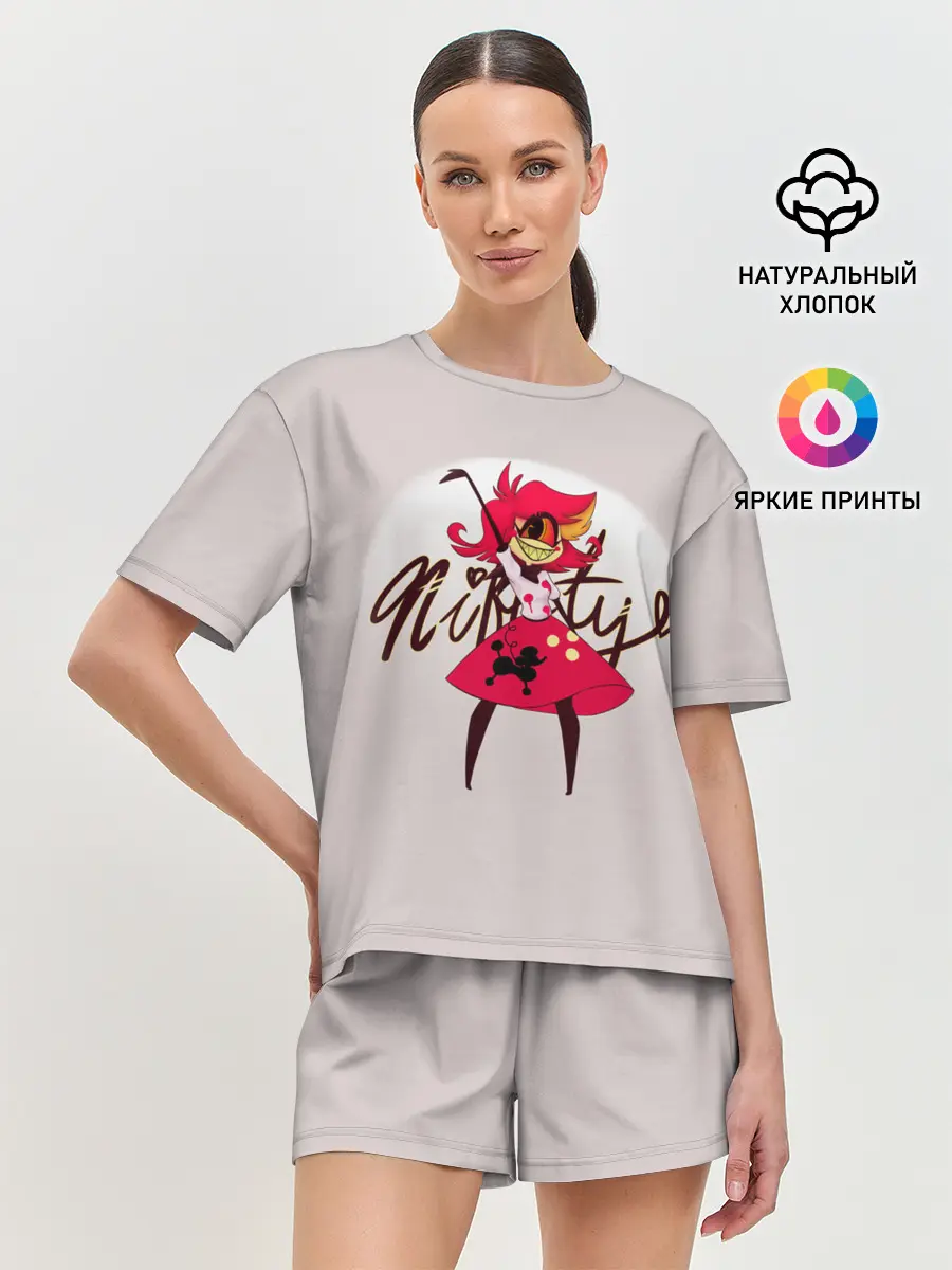 Женская пижама с шортами / Отель Хазбин