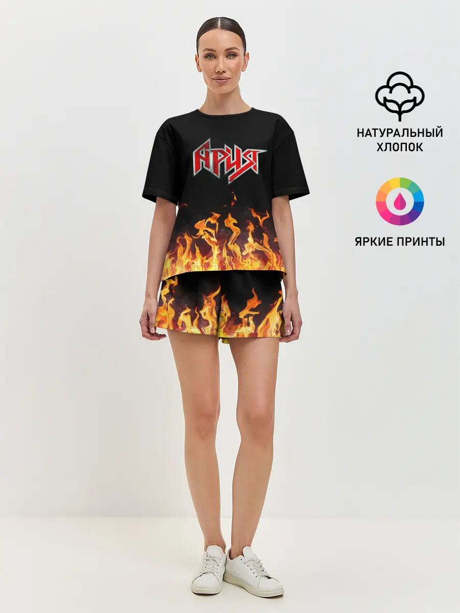 Женская пижама с шортами / Ария