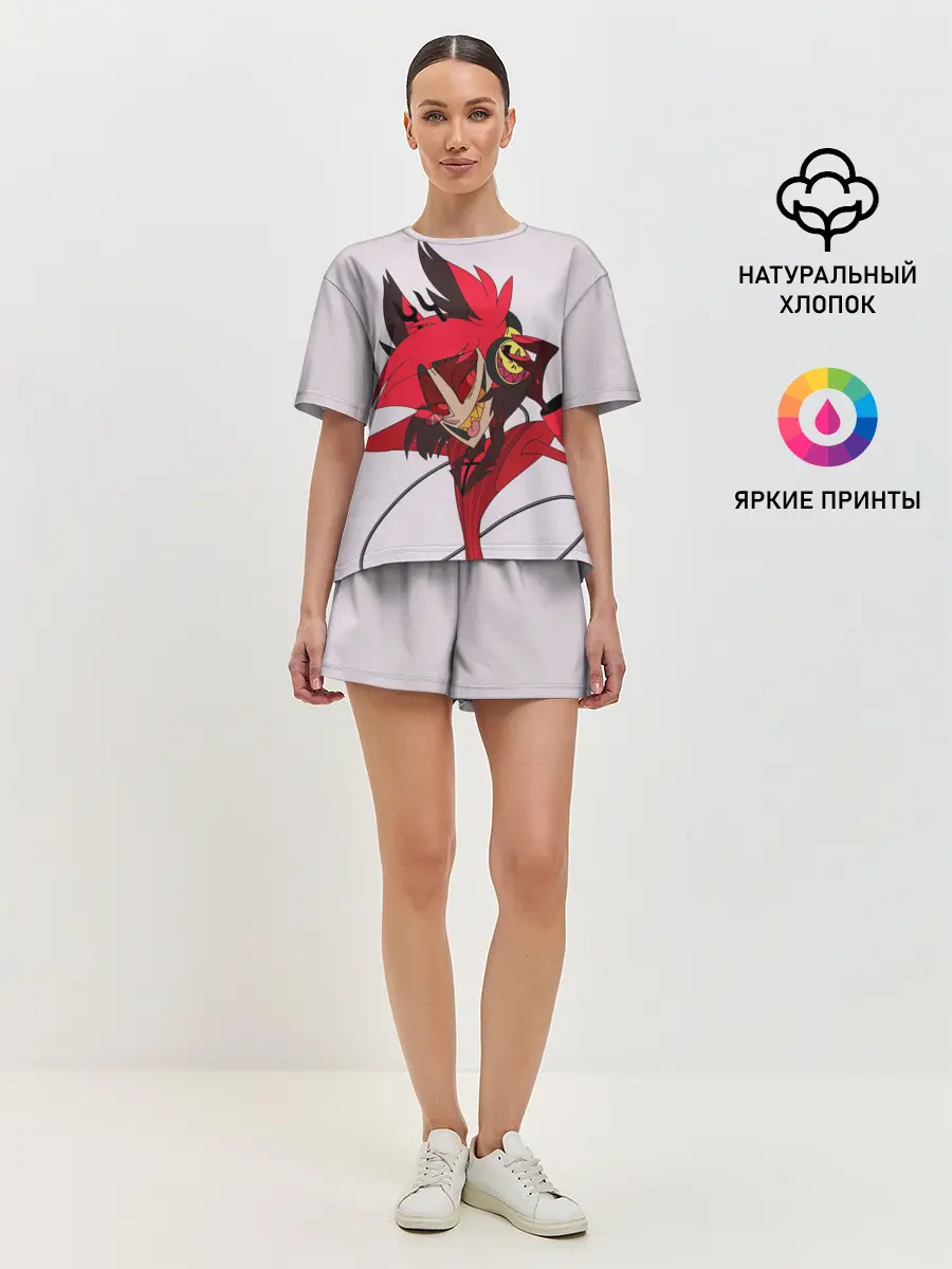 Женская пижама с шортами / Отель Хазбин