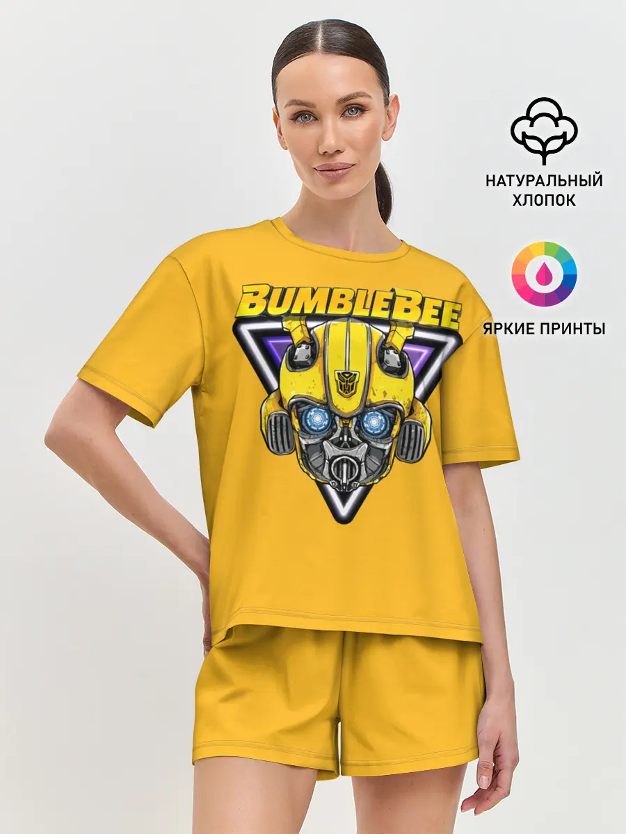 Женская пижама с шортами / Трансформеры Bumblebee