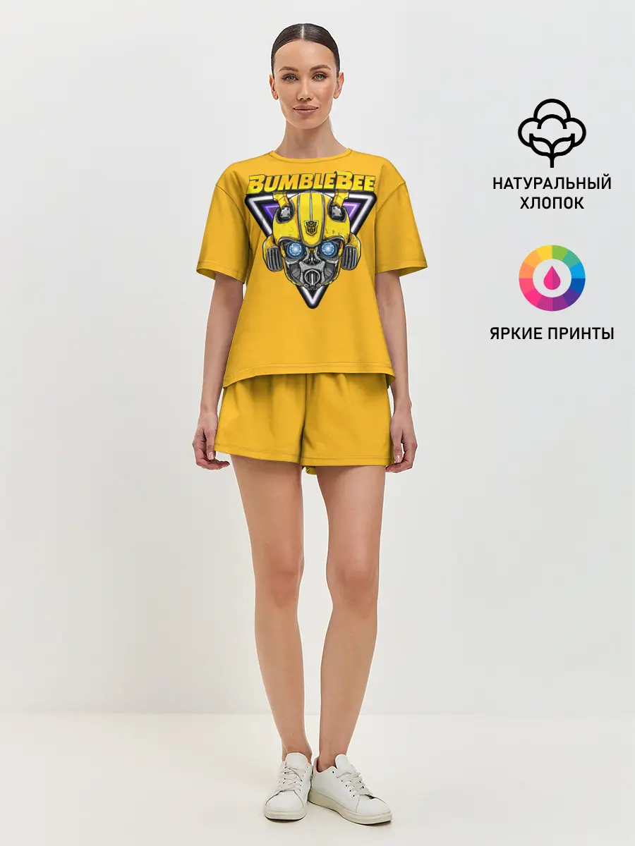 Женская пижама с шортами / Трансформеры Bumblebee