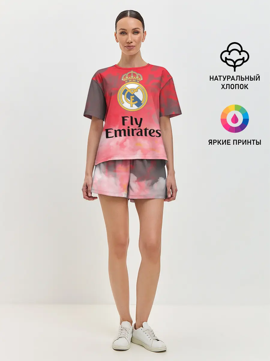 Женская пижама с шортами / Реал Мадрид