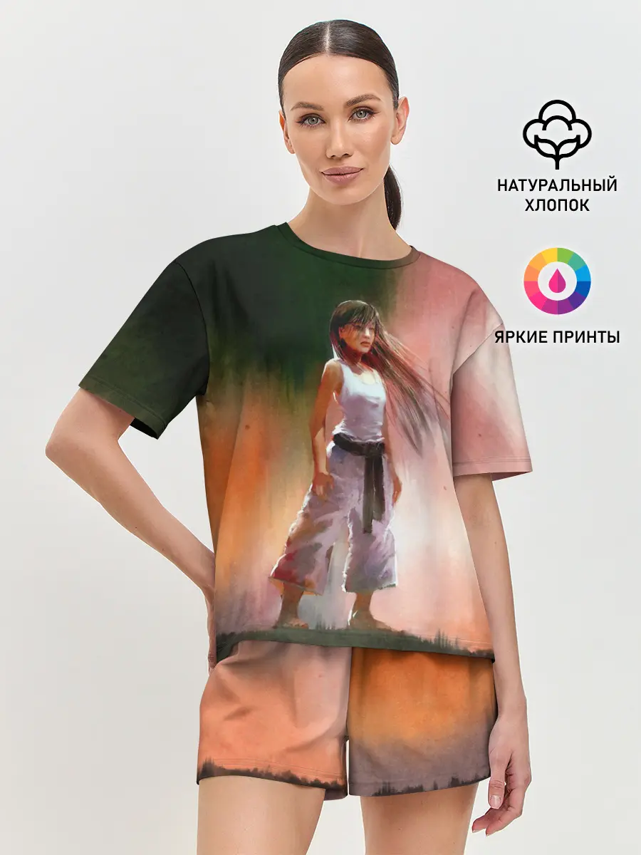 Женская пижама с шортами / Girl