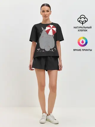 Женская пижама с шортами / Тоторо и Umbrella Corp.