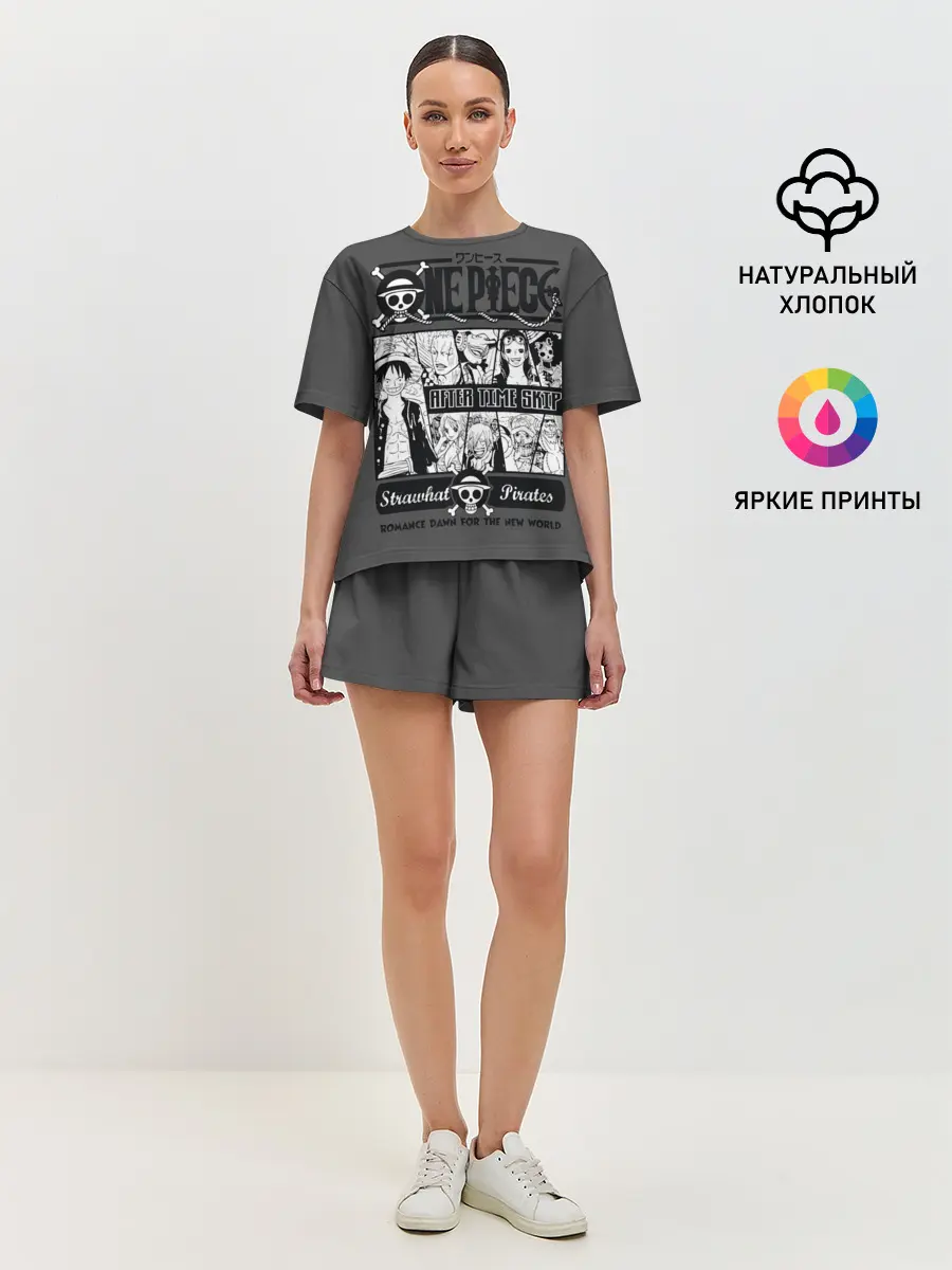 Женская пижама с шортами / Манга One Piece