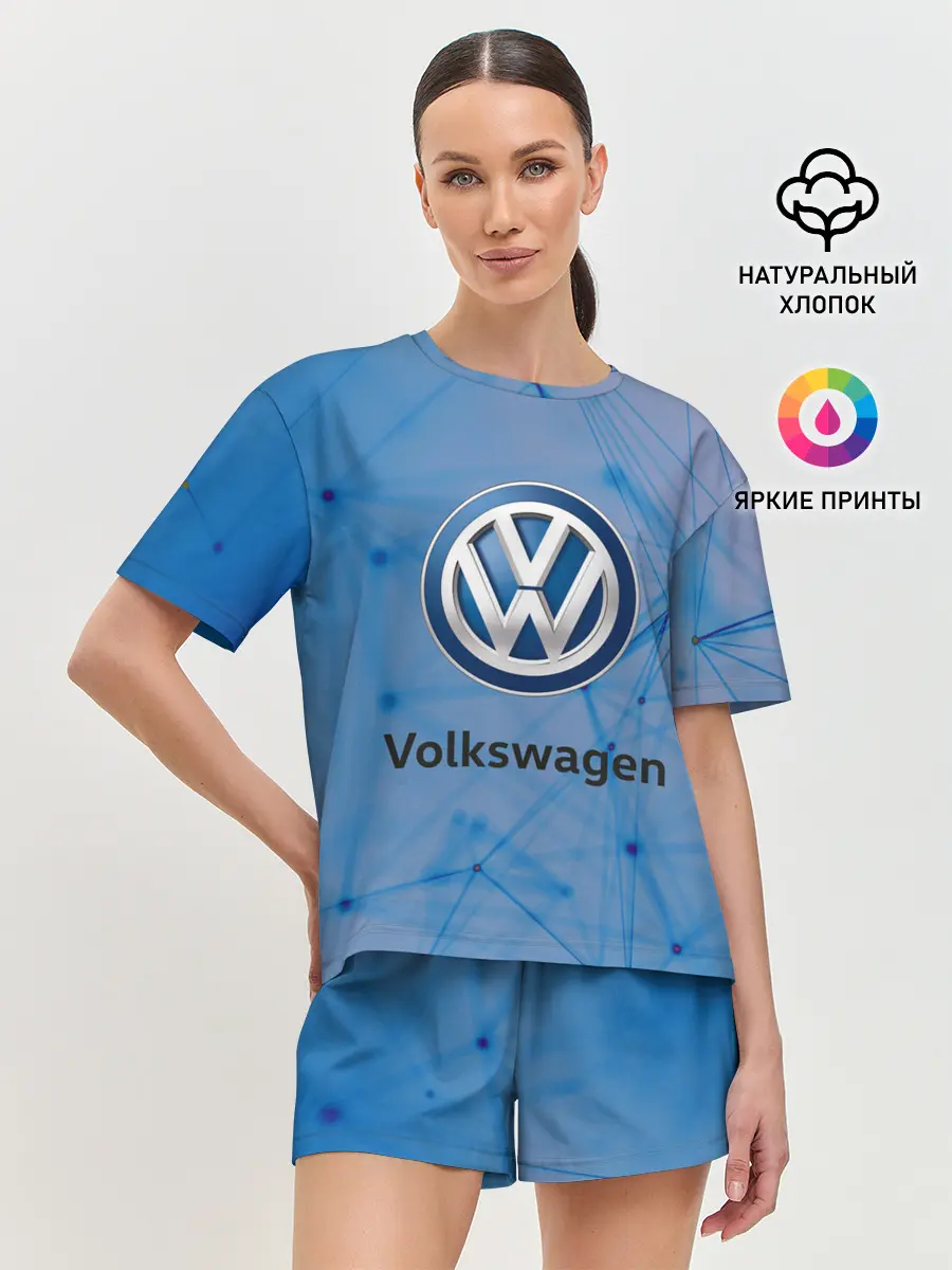 Женская пижама с шортами / Фольцваген
