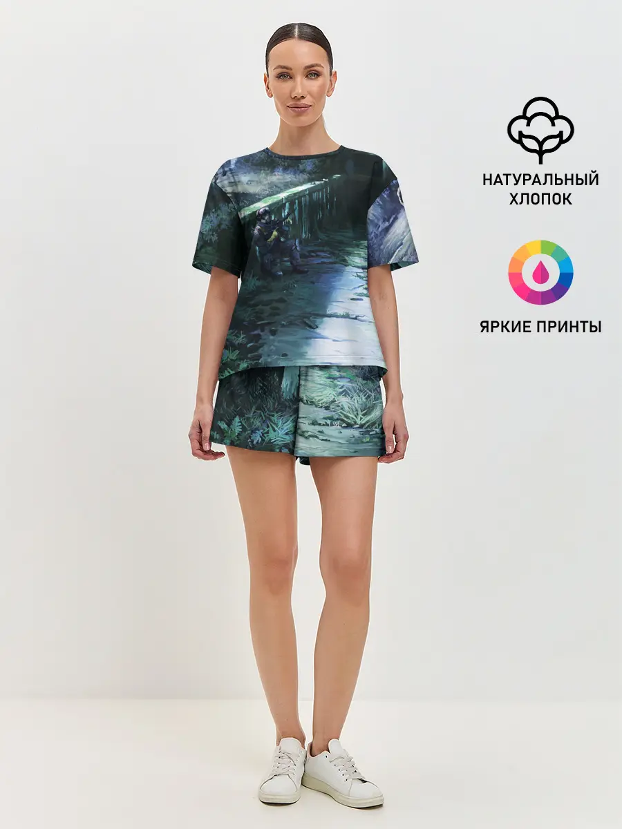 Женская пижама с шортами / Сталкер 2021