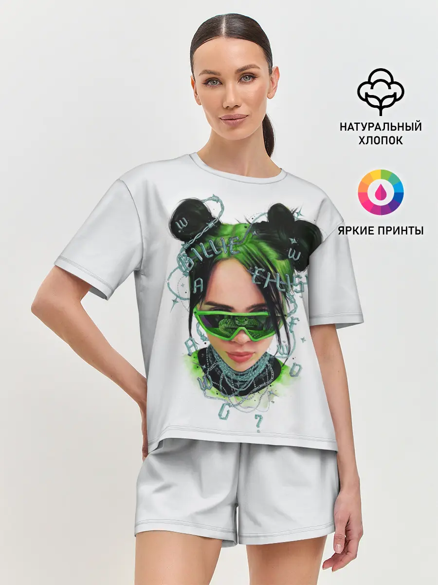 Женская пижама с шортами / BILLIE EILISH