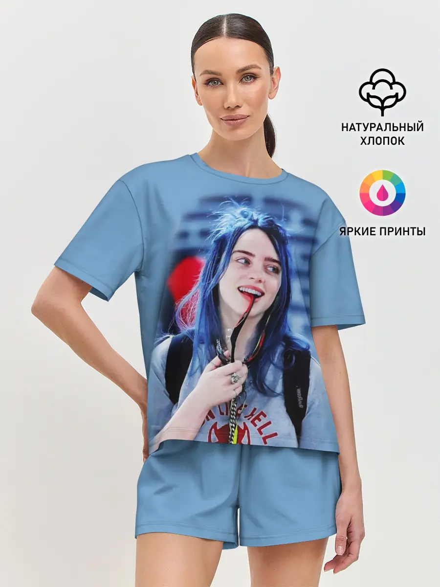 Женская пижама с шортами / BILLIE EILISH