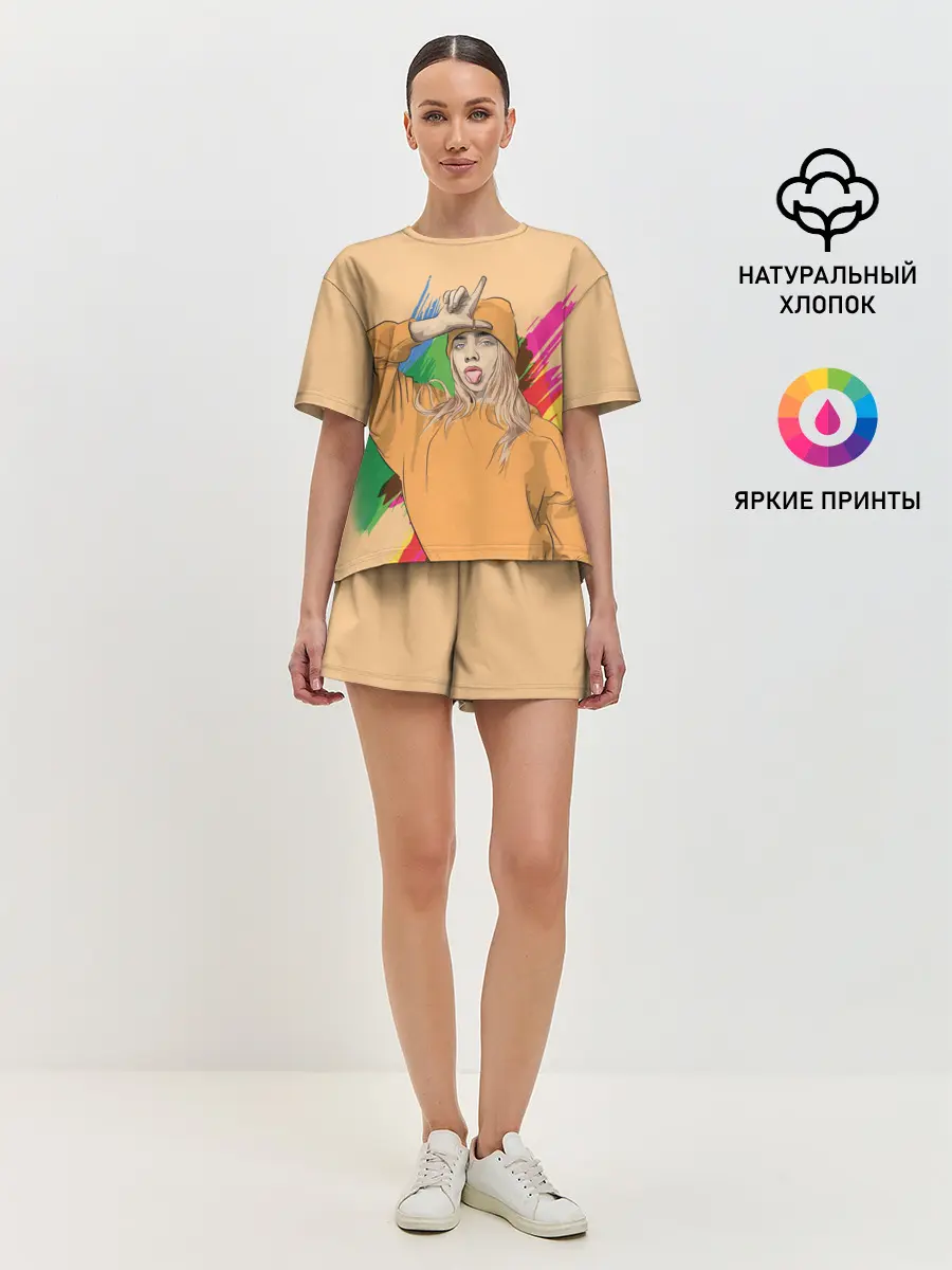 Женская пижама с шортами / BILLIE EILISH