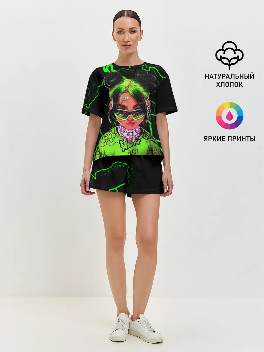 Женская пижама с шортами / BILLIE EILISH