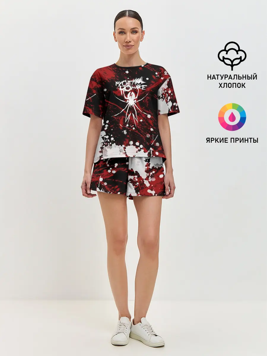 Женская пижама с шортами / My Chemical Romance