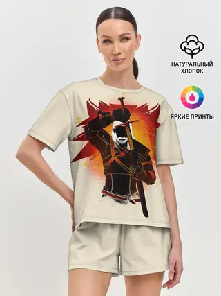 Женская пижама с шортами / Ведьмак 3: Дикая Охота